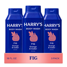 Harry's Men's Body Wash Fig 3 Pack front view