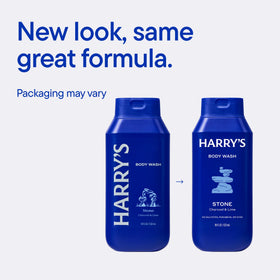 Harry's Men's Body Wash Stone 18 fl oz bottle side view