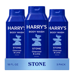 Harry's Men's Body Wash Stone 3 Pack front view