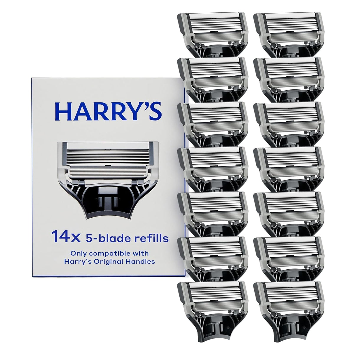 Harry's Original Razor Blades 14 Count front view