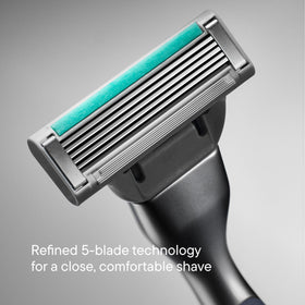 Harry's Plus razor blade cartridge push-button ejection feature