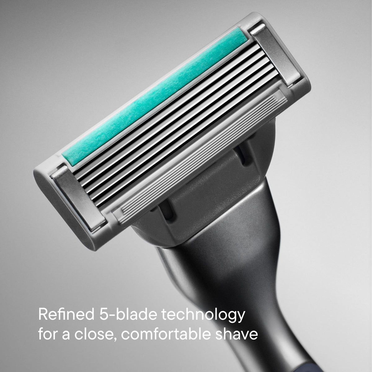 Harry's Plus razor cartridge side view showing compact design