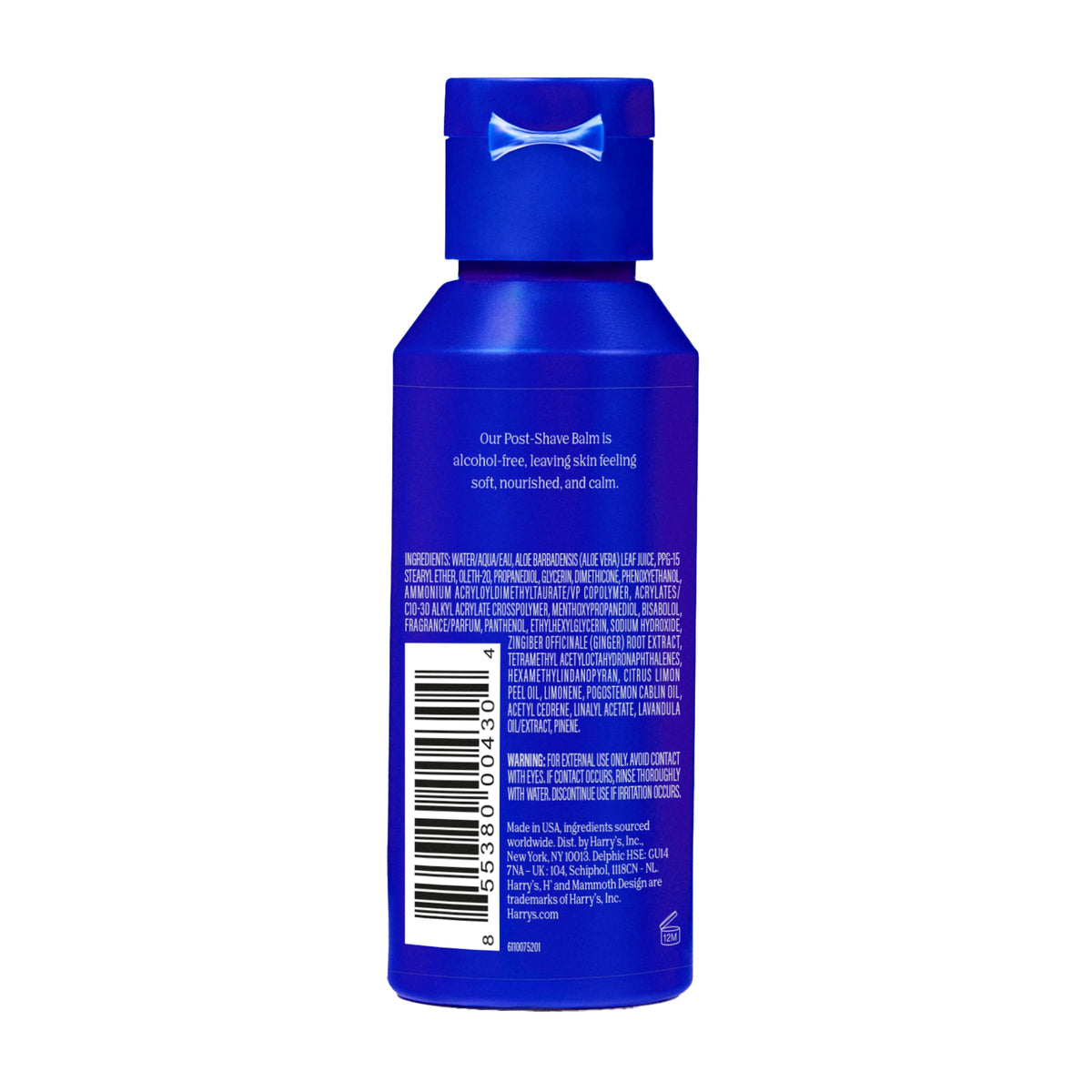 Harry's Post-Shave Balm product texture on hand