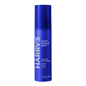 Harry's Post-Shave Mist 3.4 fl oz on a wooden shelf