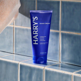 Harry's Shaving Cream 6 oz side view highlighting the texture