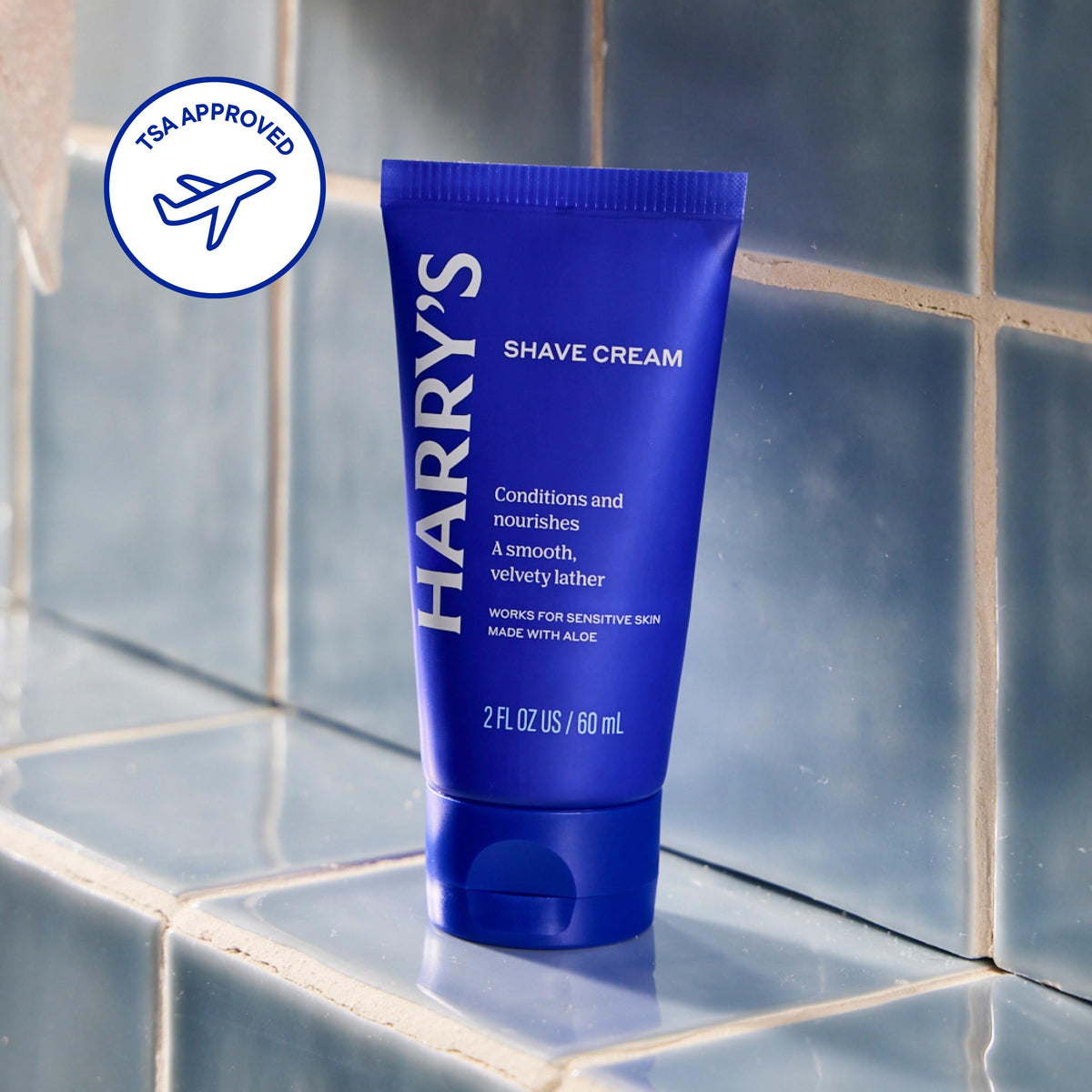Harry's Shaving Cream packaging details
