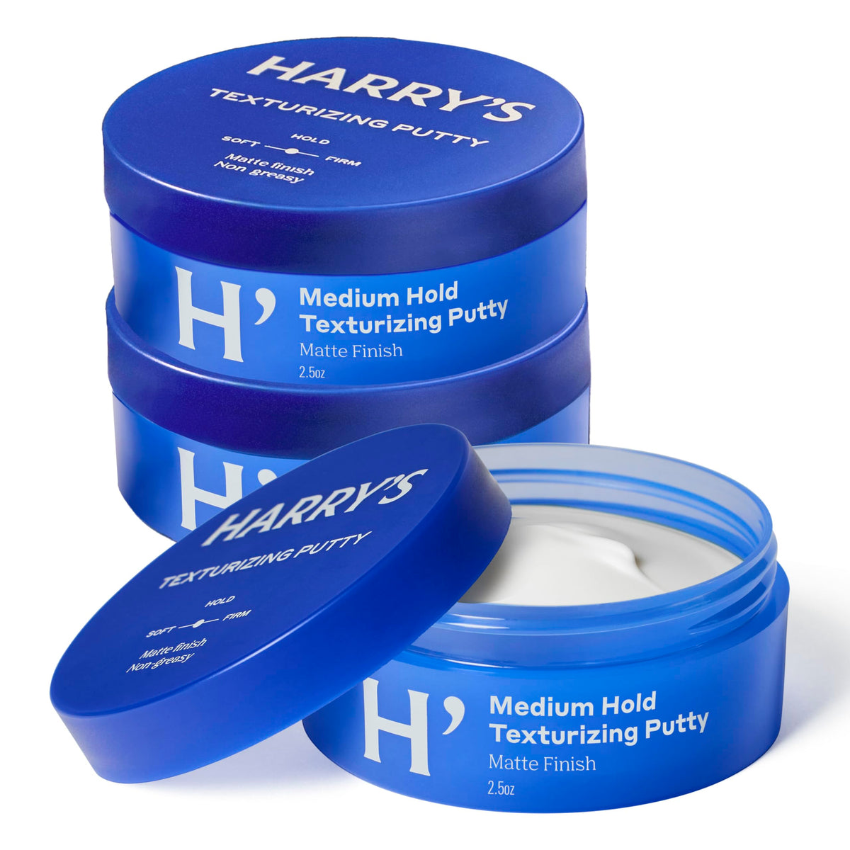 Harry's Texturizing Hair Putty 2.5 Fl Oz front view