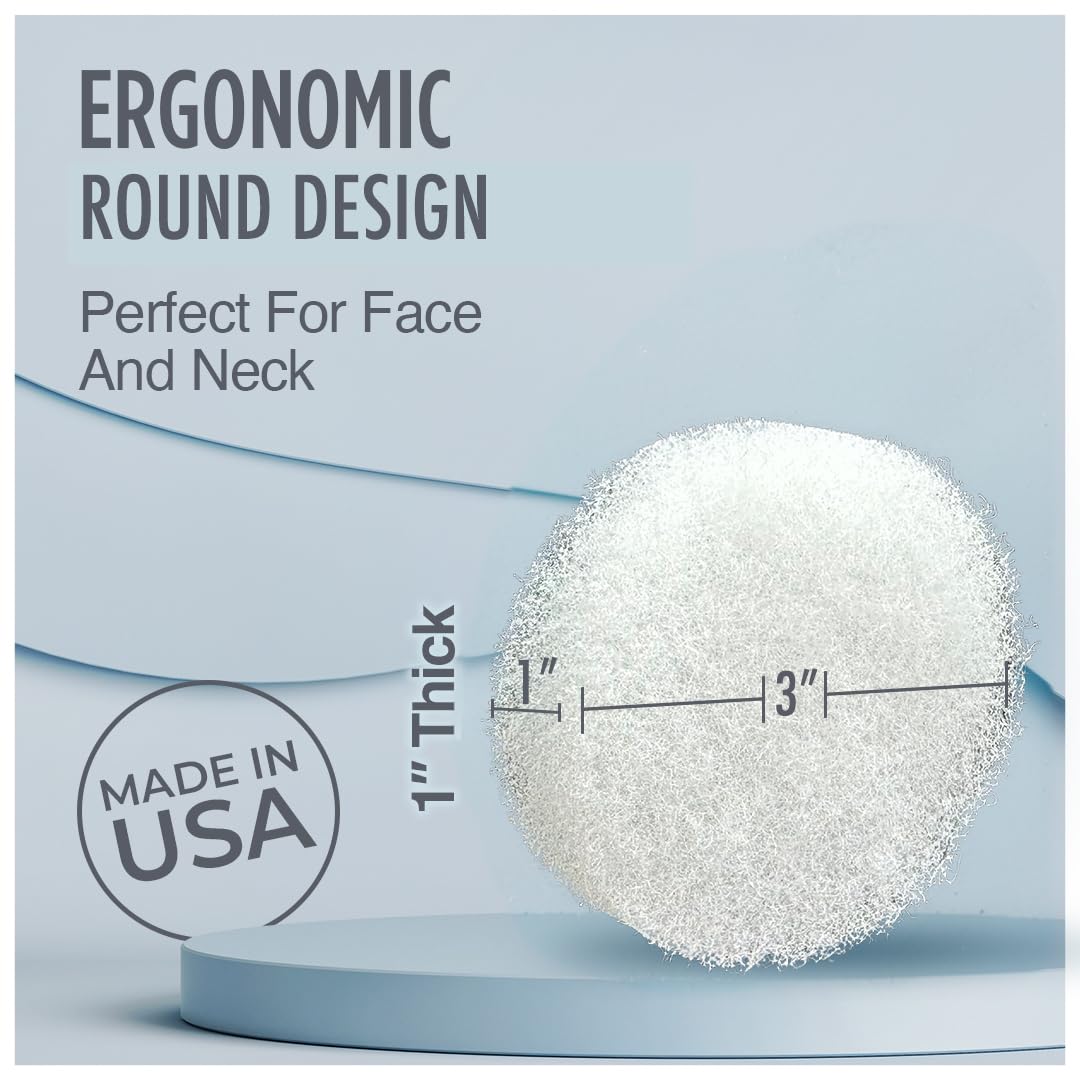 HartFelt Round Face Scrubber pads stacked together
