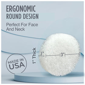 HartFelt Round Face Scrubber pads stacked together