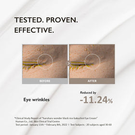 HARUHARU Black Rice Bakuchiol Eye Cream lifestyle scene