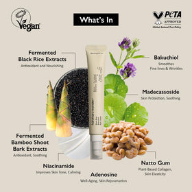 HARUHARU Black Rice Bakuchiol Eye Cream texture on hand