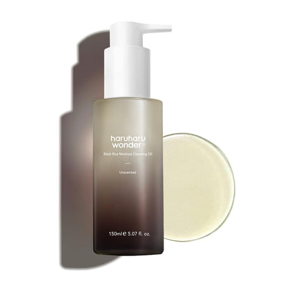 HARUHARU Black Rice Moisture Cleansing Oil 5.1 fl.oz front view
