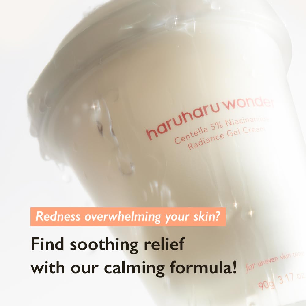 HARUHARU Centella Gel Cream application on skin