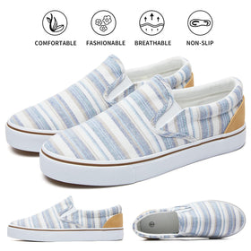 hash bubbie Women's Canvas Sneakers showing breathable upper material