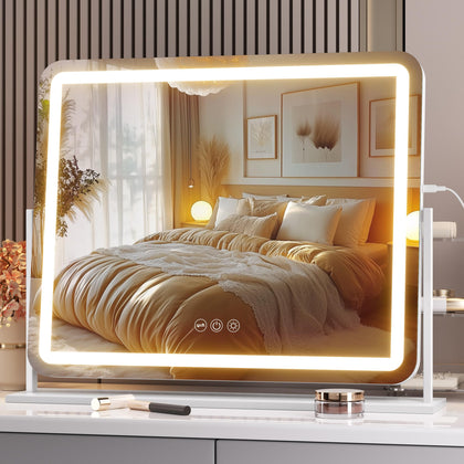 Hasipu Vanity Mirror with Lights front view