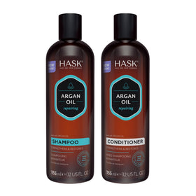 HASK Argan Oil Repairing Shampoo and Conditioner Set front view