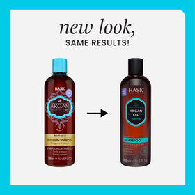 HASK Argan Oil Shampoo 12oz bottle with label