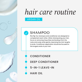 HASK Argan Oil Shampoo and Conditioner Set with natural ingredients