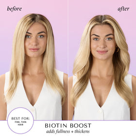 HASK Biotin support Shampoo and Conditioner set packaging