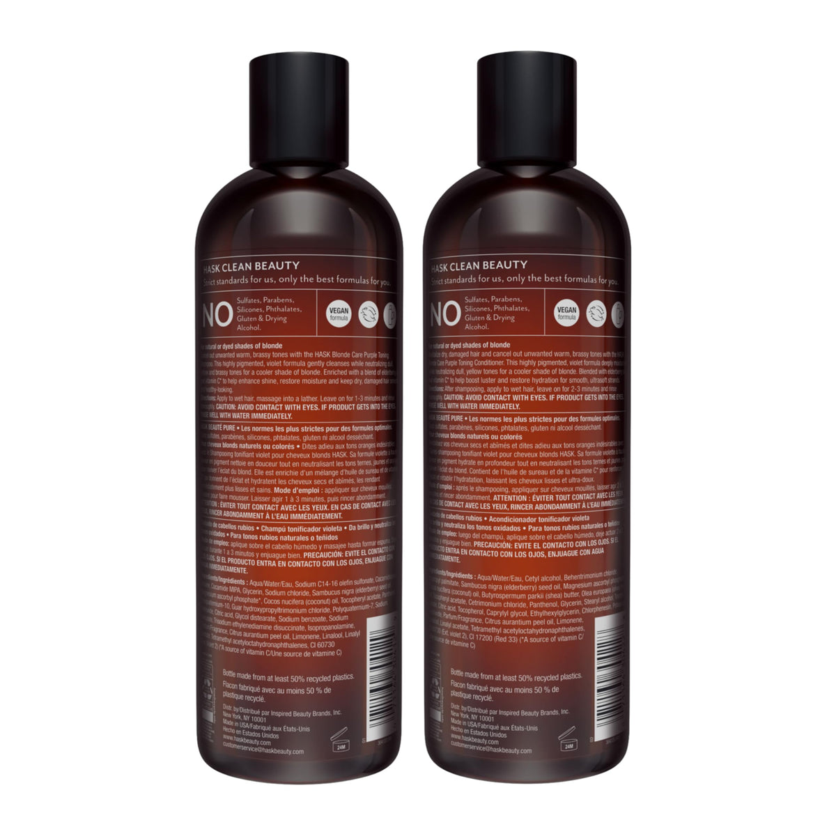 HASK Blonde Care Conditioner 12oz side view