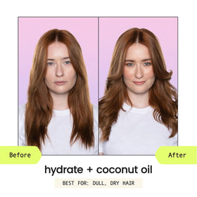 HASK Hydrate Coconut Oil Shampoo and Conditioner set packaging