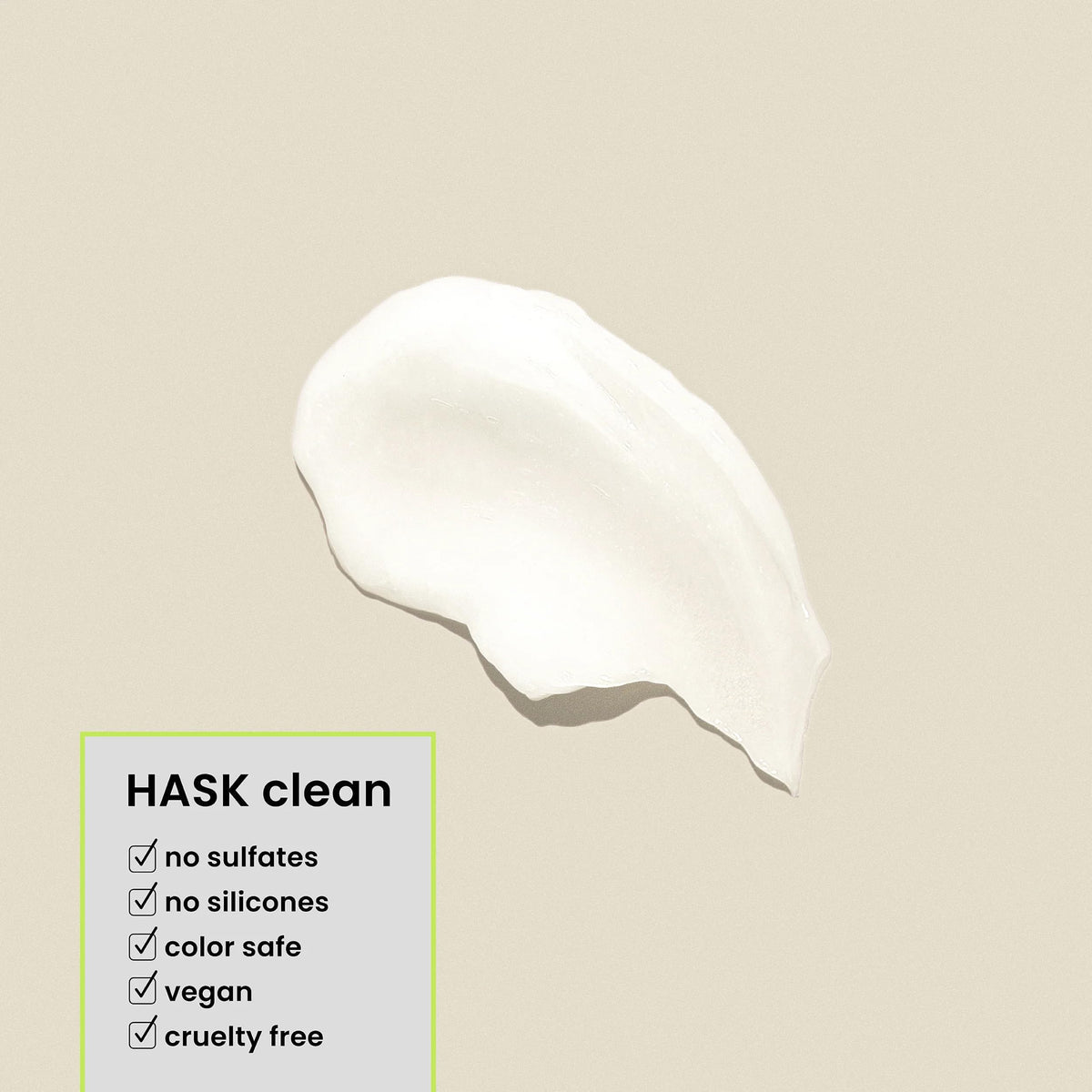 HASK Hydrate Coconut Oil Shampoo being applied
