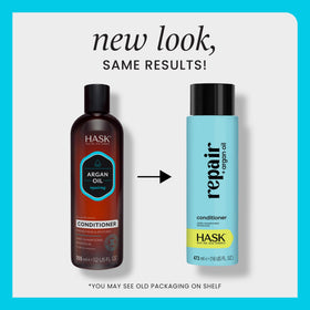 HASK Repair + Argan Oil Conditioner front view 16oz bottle