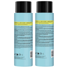 HASK Repair + Argan Oil Shampoo and Conditioner on bathroom shelf
