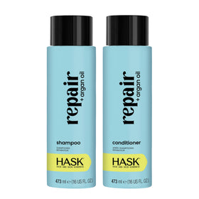 HASK Repair + Argan Oil Shampoo front view 16oz bottle