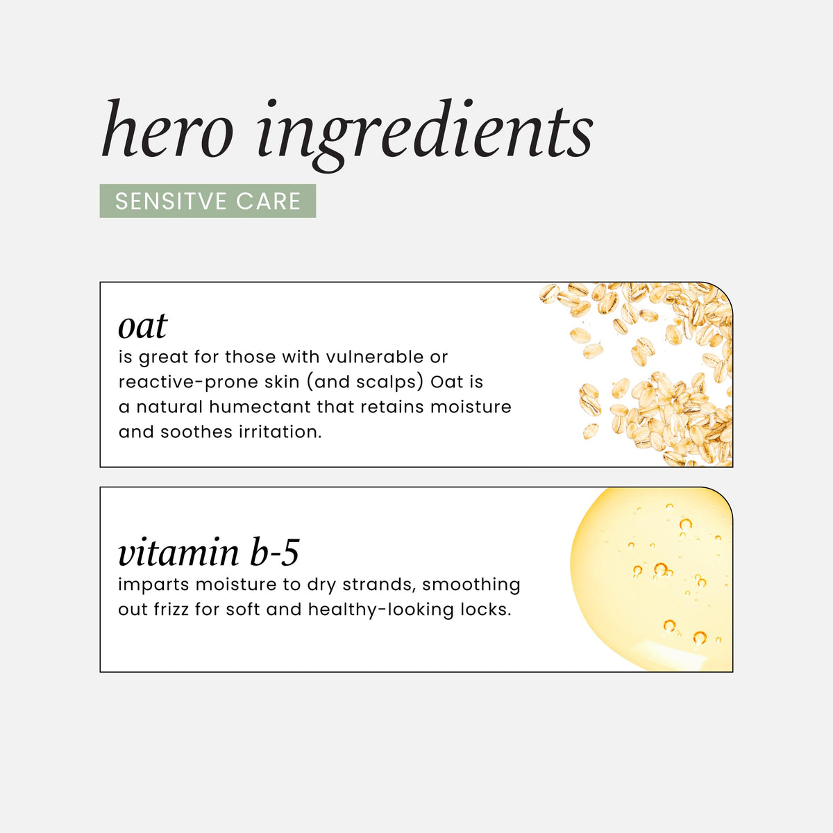 HASK Sensitive Care Shampoo with ingredients list