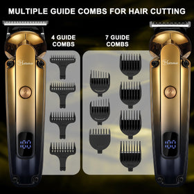 Hatteker grooming kit accessories including combs and trimmers