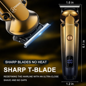 Hatteker T-blade trimmer close-up for detailed grooming