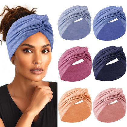 HAUHC Extra Wide Headband in assorted colours front view