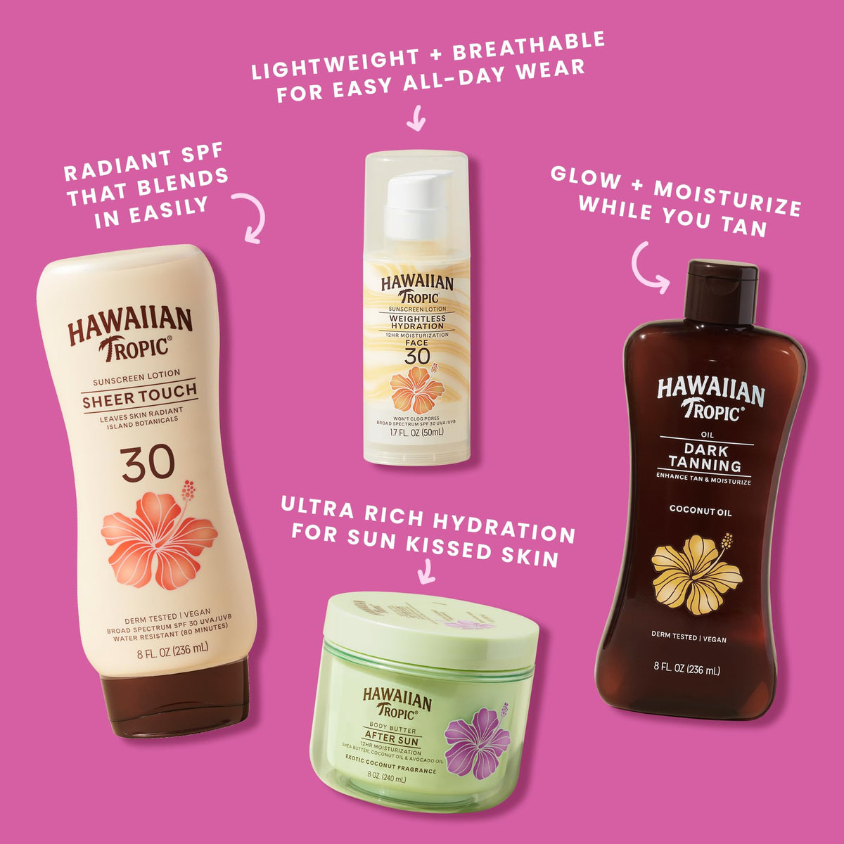 Hawaiian Tropic After Sun Body Butter packaging details