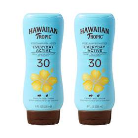 Hawaiian Tropic Everyday Active SPF 30 Sunscreen Lotion 2-Pack front view