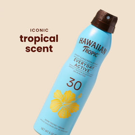 Hawaiian Tropic Everyday Active SPF 30 Sunscreen Spray nozzle close-up