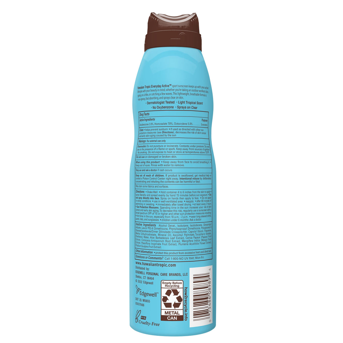 Hawaiian Tropic Island Sport Sunscreen Spray lifestyle use