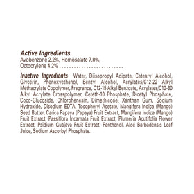 Hawaiian Tropic SPF 30 Sunscreen Lotion ingredients list