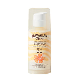 Hawaiian Tropic Weightless Hydration SPF 30 Face Sunscreen front view