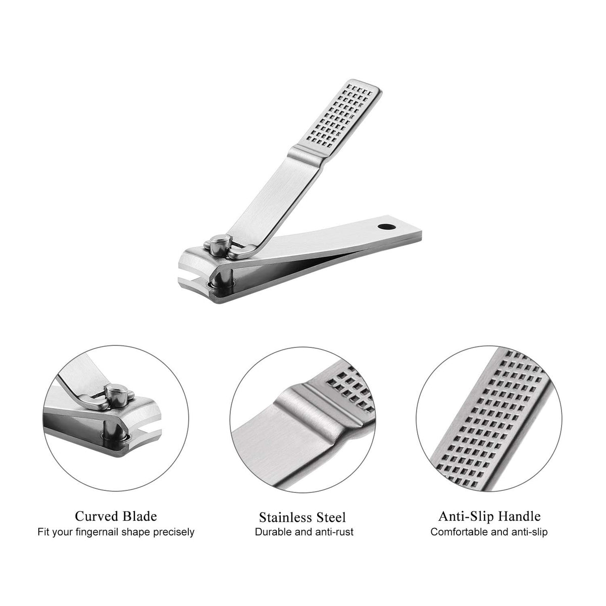 HAWATOUR Nail Clippers Set in beautiful tin case
