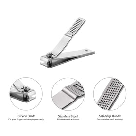 HAWATOUR Nail Clippers Set in beautiful tin case