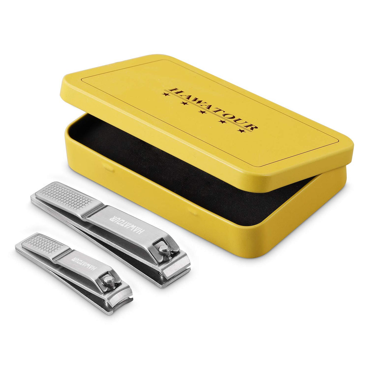 HAWATOUR small fingernail clipper with curved edge