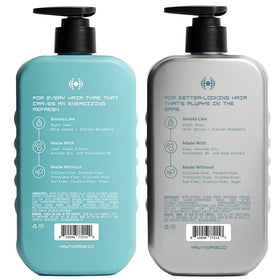Hawthorne All Day Men's Shampoo and Conditioner Set on a countertop