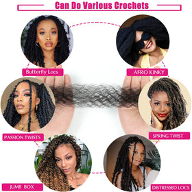 Hbegant Afro Twist Hair 24 inch pre-fluffed strands