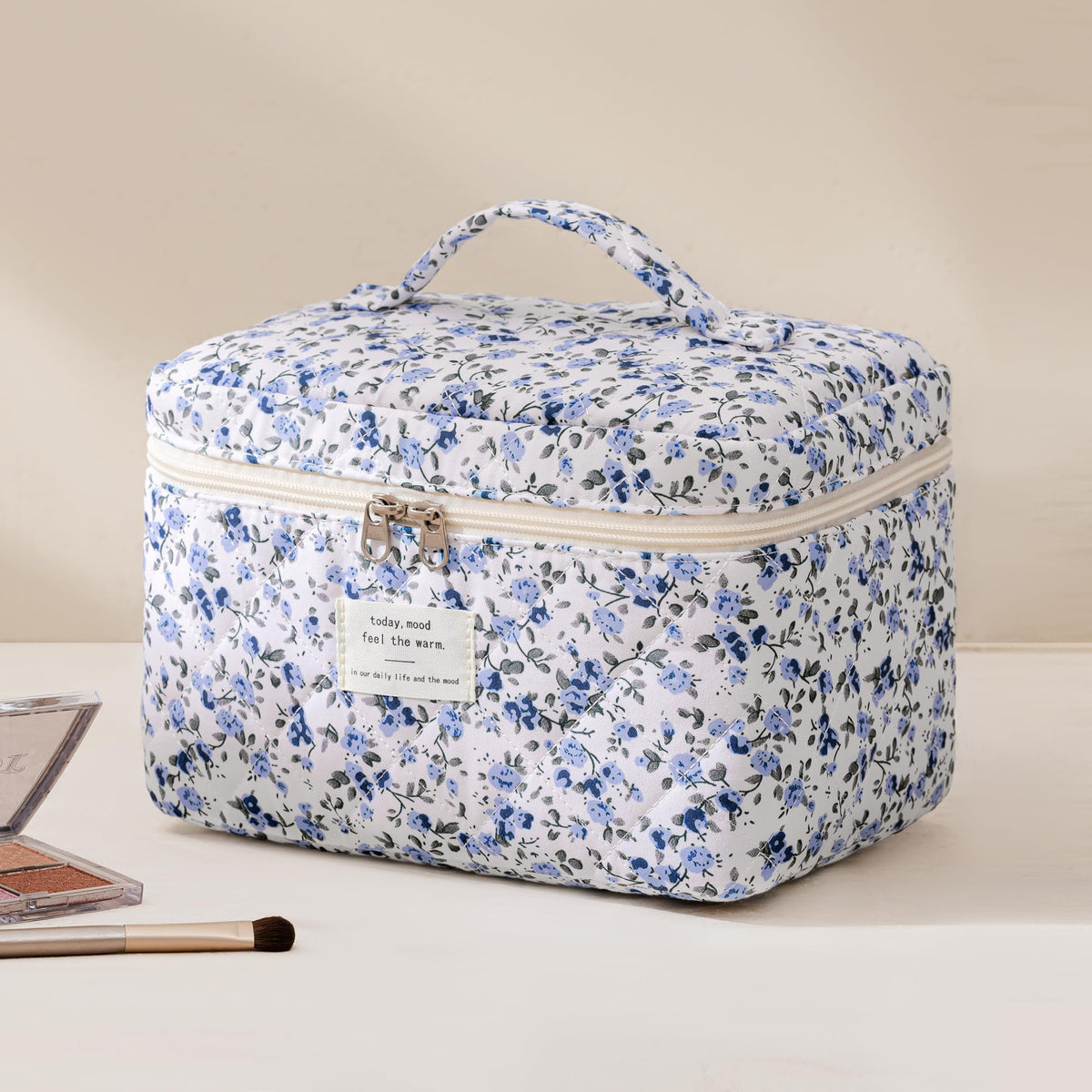 HBselect makeup bags folded for travel storage