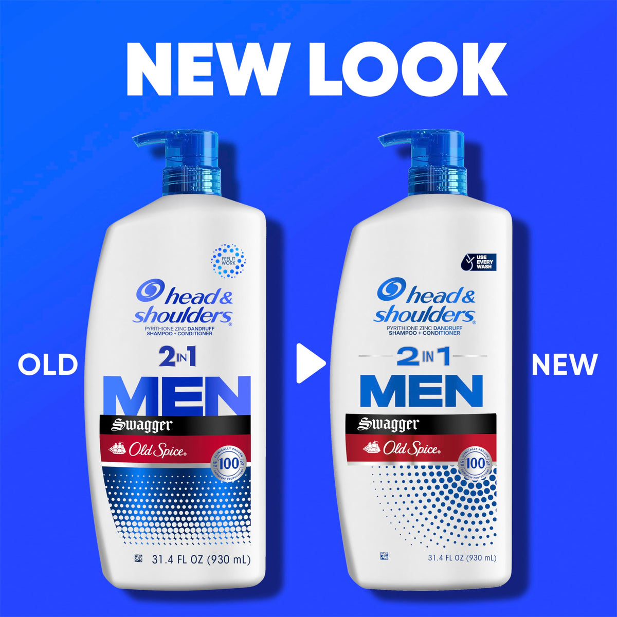 Head & Shoulders 2-in-1 Shampoo and Conditioner Old Spice Swagger in use