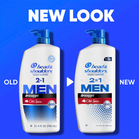 Head & Shoulders 2-in-1 Shampoo and Conditioner Old Spice Swagger in use