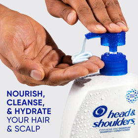 Head & Shoulders Classic Clean 2-in-1 bottle with label