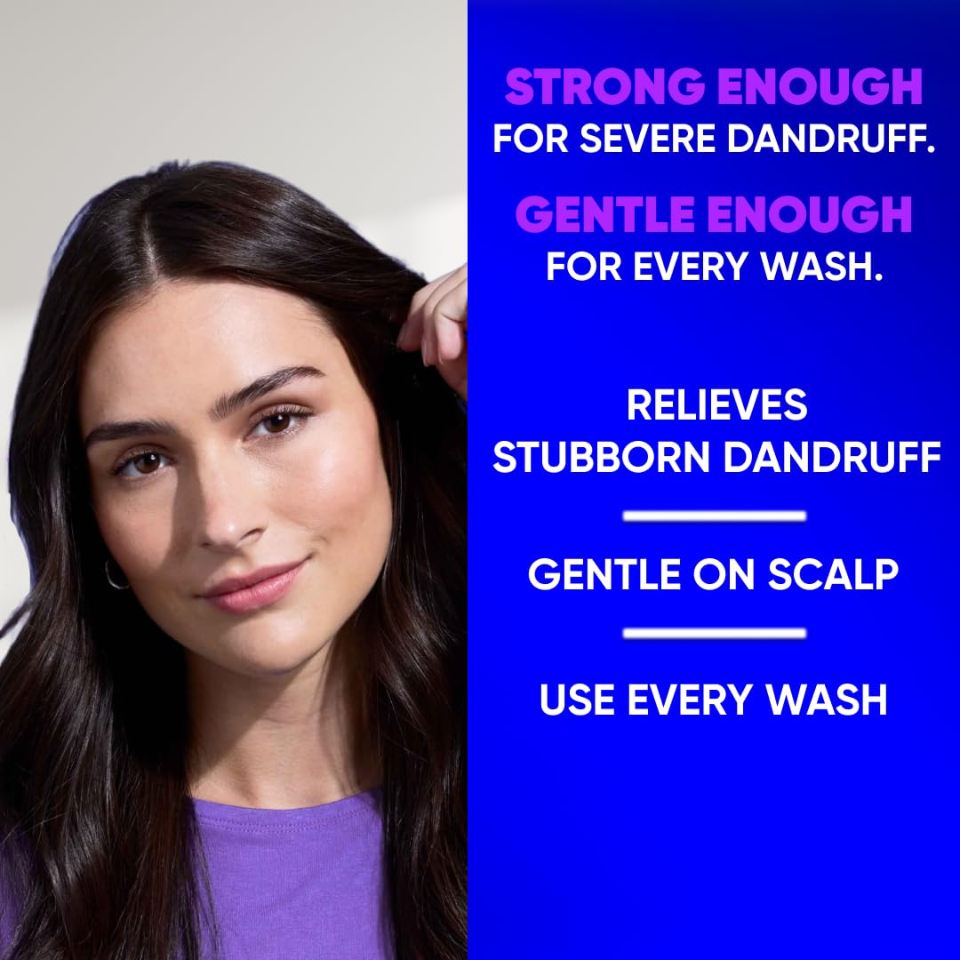 Head & Shoulders Clinical Strength Anti-Dandruff Shampoo with a lathered hand