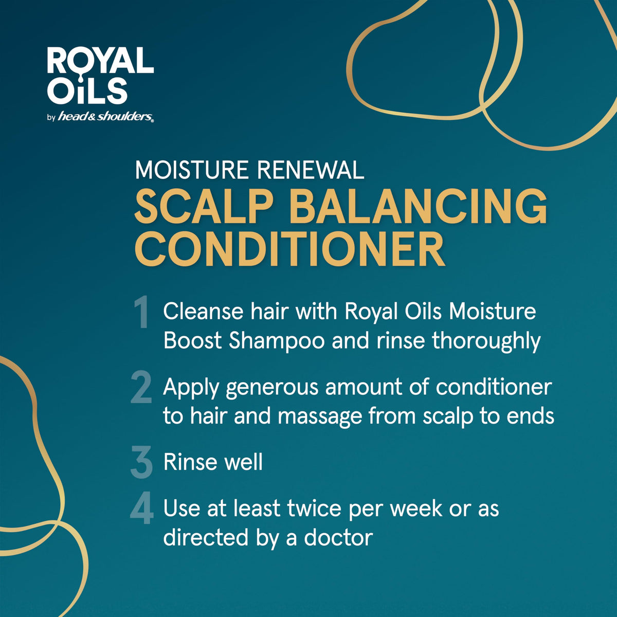 Head & Shoulders Royal Oils Conditioner with Coconut Oil lifestyle scene